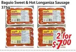 Bestco Food Mart Baguio Sweet & Hot Longaniza Sausage offer