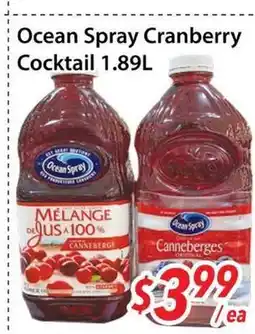 Bestco Food Mart Ocean Spray Cranberry Cocktail offer