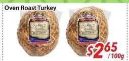Bestco Food Mart Cuddy Oven Roast Turkey offer