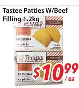 Bestco Food Mart Tastee Patties w/Beef Filling offer