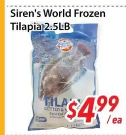 Bestco Food Mart Siren's World Frozen Tilapia offer