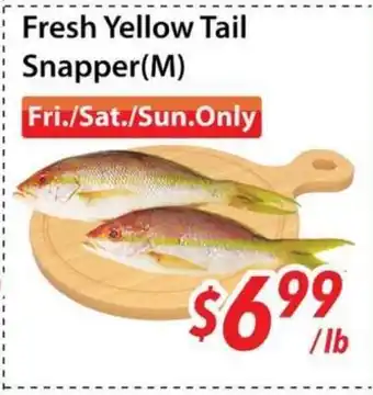 Bestco Food Mart Fresh Yellow Tail Snapper(M) offer