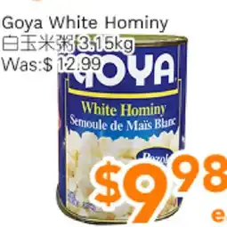 Ample Food Market Goya White Hominy offer
