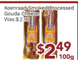 Ample Food Market Koenraad Smoked Processed Gouda Cheese offer