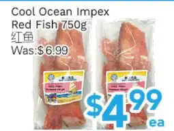Ample Food Market Cool Ocean Impex Red Fish offer