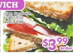 Ample Food Market Ham Sandwich offer