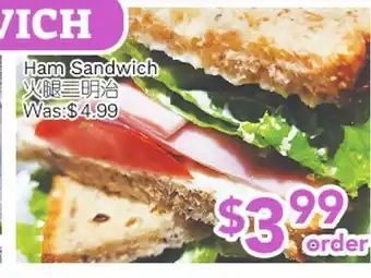 Ample Food Market Ham Sandwich offer