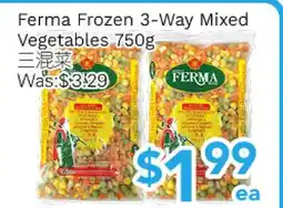 Ample Food Market Ferma Frozen 3-Way Mixed Vegetables offer
