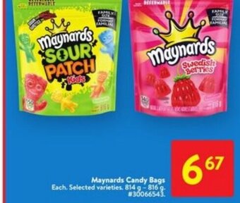 Walmart Maynards candy bags offer