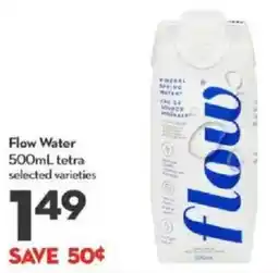 Longo's Flow water offer
