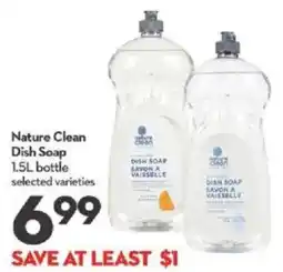 Longo's Nature clean dish soap offer