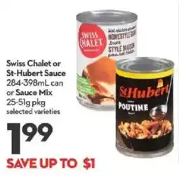 Longo's Swiss chalet or St Hubert sauce offer