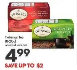 Longo's Twinings Tea offer