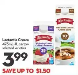 Longo's Lactantia cream offer