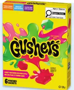 Walmart Gushers snacks offer