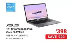 Visions Electronics Asus 14 Chromebook+ Core i3-1215U offer
