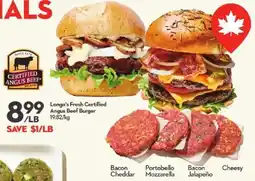 Longo's Longo's Fresh Certified Angus Beef Burger offer