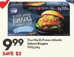 Longo's True North Frozen Atlantic Salmon Burgers offer
