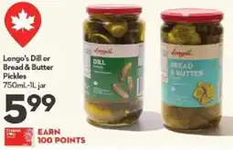 Longo's Longo's Dill or Bread & Butter Pickles offer