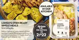 Longo's Longo's oven-ready single meals offer