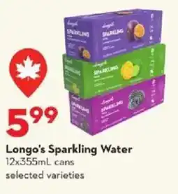 Longo's Longo's Sparkling Water offer