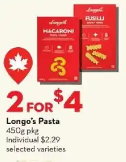 Longo's Longo's Pasta offer