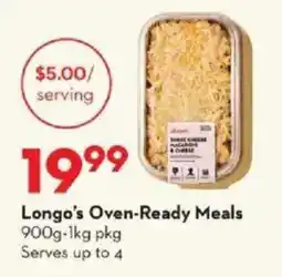 Longo's Longo's Oven-Ready Meals offer