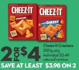 Longo's Cheez-It Crackers offer