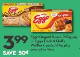 Longo's Eggo Original or Eggo Thick & Fluffy Waffles offer