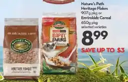 Longo's Nature's Path Heritage Flakes or Envirokidz Cereal offer