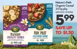 Longo's Nature's Path Organic Cereal offer