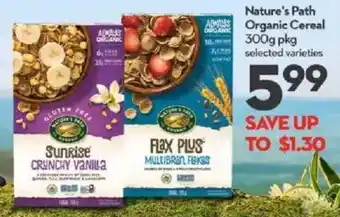 Longo's Nature's Path Organic Cereal offer