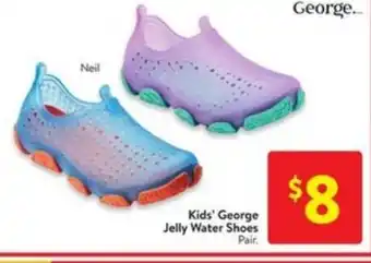 Walmart Kid's george jelly water shoes offer