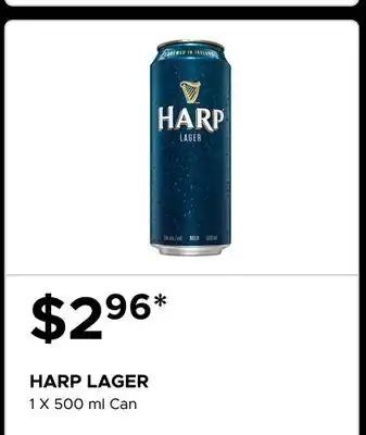 The Beer Store HARP LAGER offer