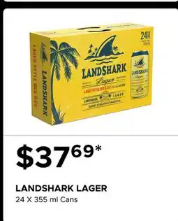 The Beer Store LANDSHARK LAGER offer