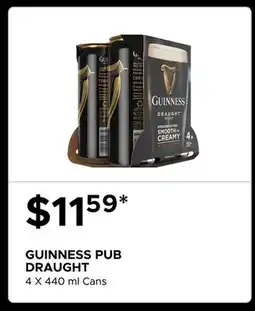 The Beer Store GUINNESS PUB DRAUGHT offer