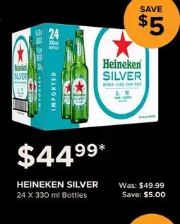 The Beer Store HEINEKEN SILVER offer
