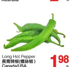 T&T Supermarket LONG HOT PEPPER offer