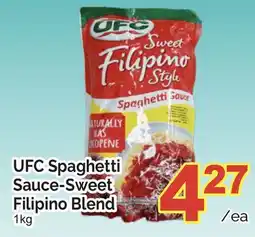 T&T Supermarket UFC SPAGHETTI SAUCE-SWEET FILIPINO BLEND, 1KG offer