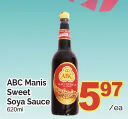 T&T Supermarket ABC MANIS SWEET SOYA SAUCE, 620ML offer