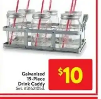 Walmart Galvanized 19 piece drink candy offer