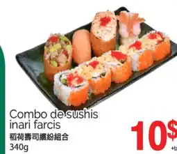 T&T Supermarket COMBO DE SUSHIS INARI FARCIS, 340G offer