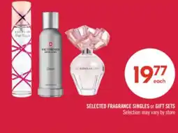 Shoppers Drug Mart SELECTED FRAGRANCE SINGLES or GIFT SETS offer
