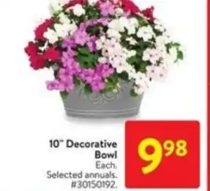 Walmart 10 Decorative bowl offer