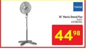 Walmart 16" navia stand fan offer