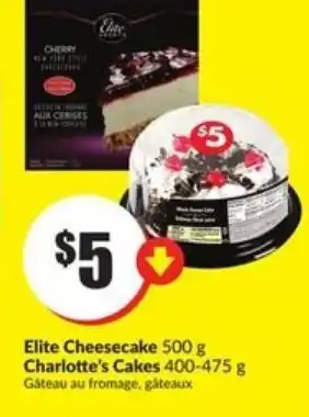 FreshCo Elite cheesecake charlottes cakes offer