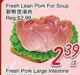 Foody Mart Fresh Lean Pork For Soup offer