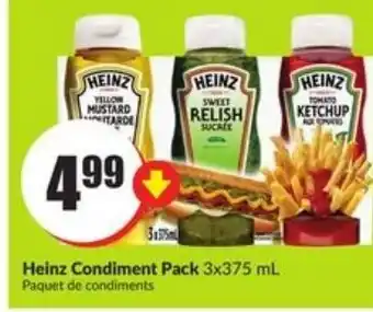 FreshCo Heinz condiment packs offer