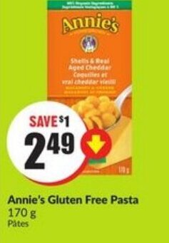 FreshCo Annie's gluten free pasta offer