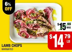 Iqbal Foods Lamb chops marinated offer